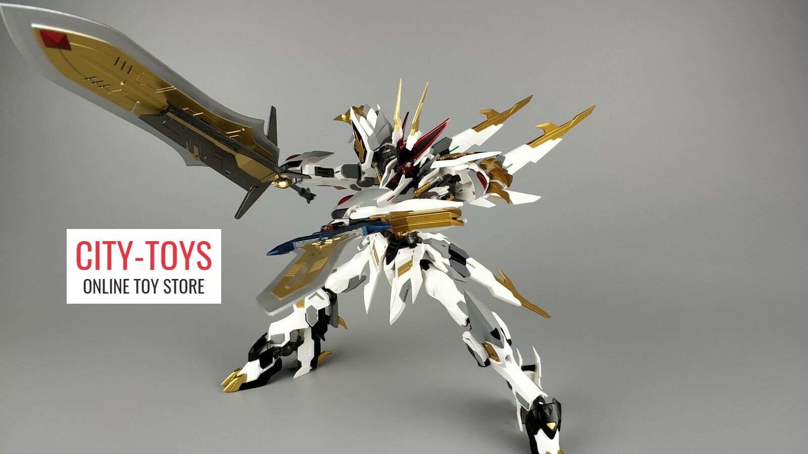1/100 Metal Myth Barbatos Dragon King Gundam Action Figure Robot Toy Model Kit 