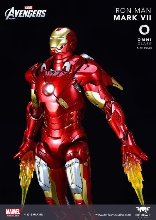 Comicave 1/12 Scale Iron Man Mark7 MK7 Alloy Diecast Action Figure In stock