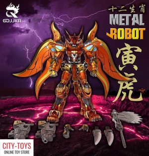 GDJJKR Metal Robot Yin Tiger