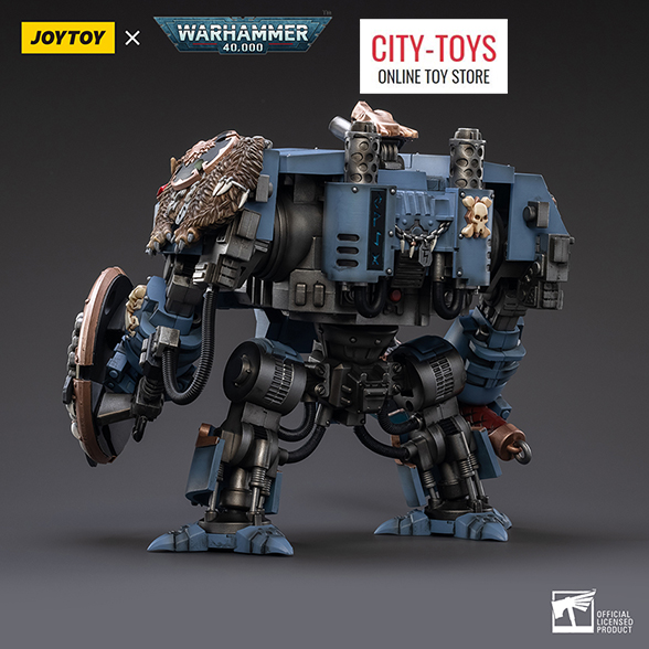 Joytoy Warhammer Space Marine Wolves Venerable Dreadnought Brother Hvor