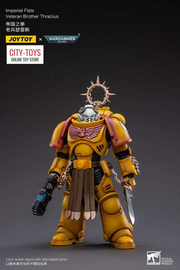Joytoy Warhammer Imperial Fists Veteran Brother Thracius