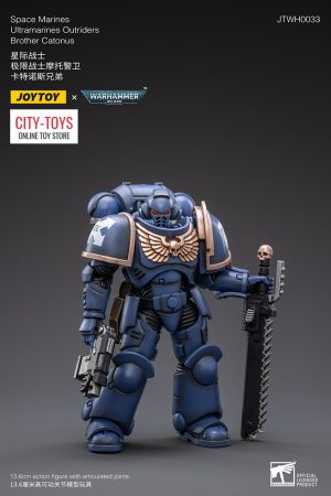 Joytoy Warhammer Space Marines Ultramarines Outriders Brother Catonus