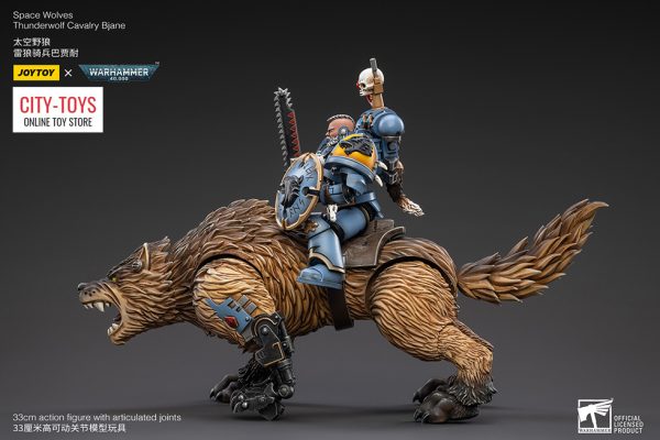 Joytoy Warhammer Space Wolves Thunderwolf Cavalry Bjane