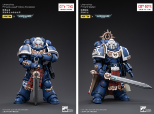 JoyToy Warhammer Ultramarines Primaris Veteran Intercessor and Captain