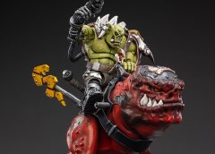 Joytoy Warhammer Ork Squighog Nob on Smasha Squig