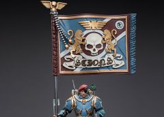 JT5130 JoyToy Astra Militarum Tempestus Scions Command Squad 55th Kappic Eagles Banner Bearer