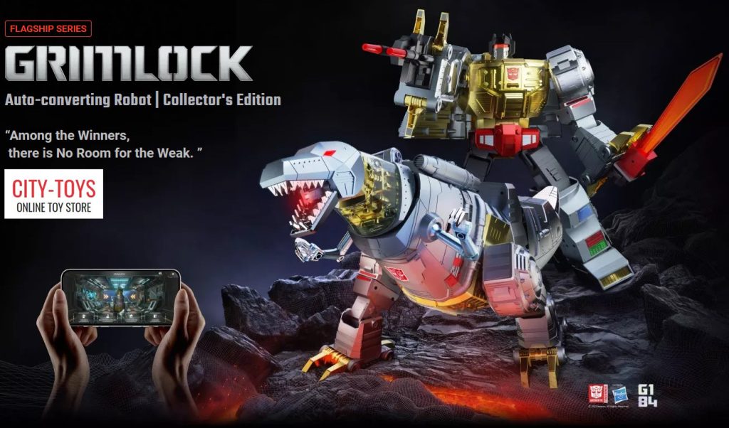 Robosen Transformer Robot Grimlock G1 Flagship ENGLISH