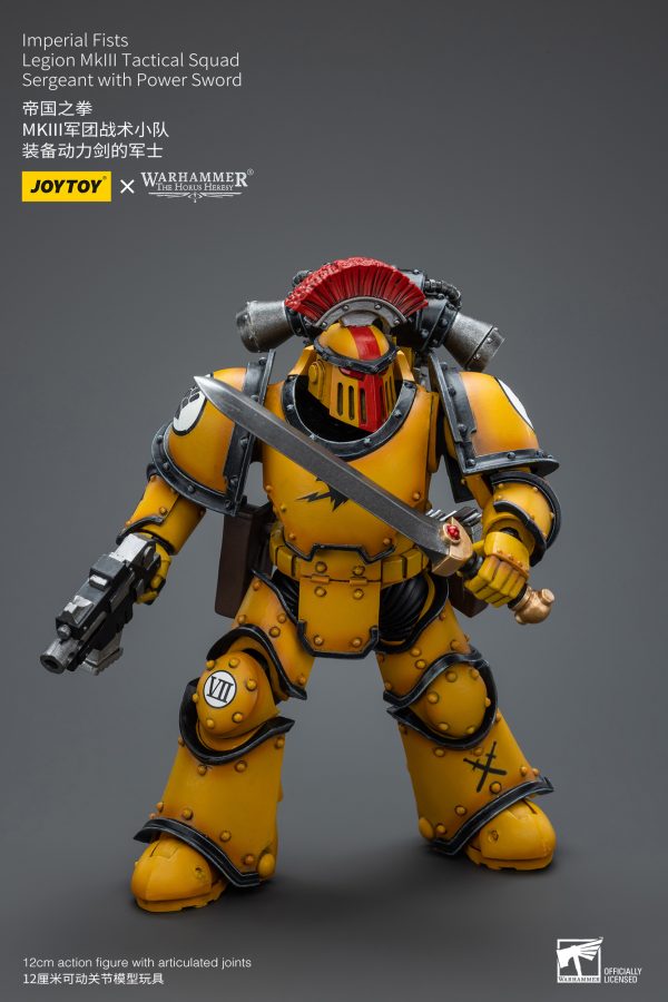 JT9046 Imperial Fists Legion MkIII Tactical Squad Sergeant with Power Sword
