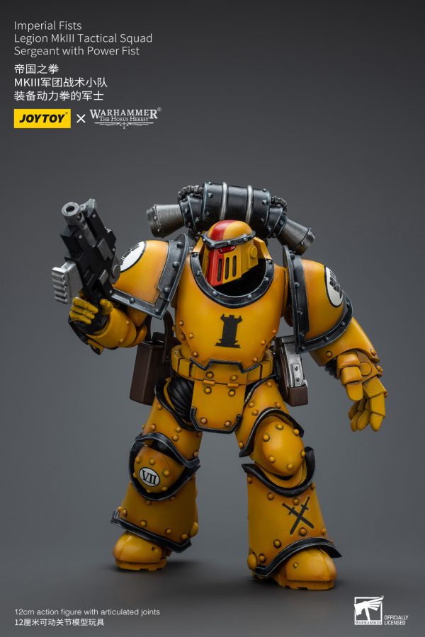 JT9060 Imperial Fists Legion MkIII Tactical Squad Sergeant with Power Fist