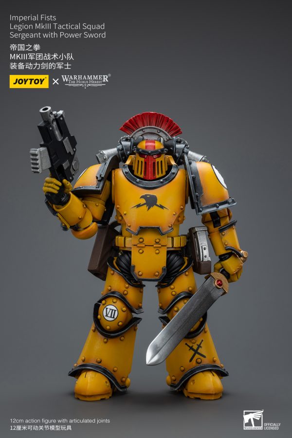 JT9046 Imperial Fists Legion MkIII Tactical Squad Sergeant with Power Sword
