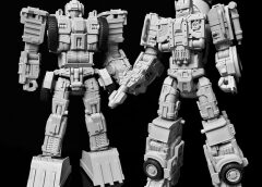 Mecha Invasion Giant Legion 1st wave Forklift Mixing Truck