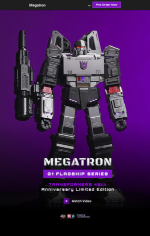 Robosen Transformer G1 Megatron English version
