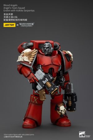 JoyToy JT00348 1/18 Warhammer The Horus Heresy Blood Angels Angel's Tears Squad Erelim with Volkite Serpentas