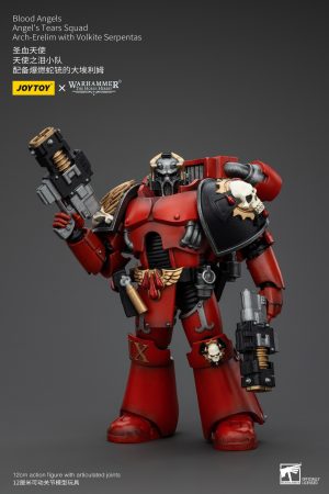 JoyToy JT00355 1/18 Warhammer The Horus Heresy Blood Angels Angel's Tears Squad Arch-Erelim with Volkite Serpentas