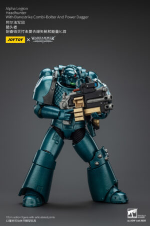 JoyToy JT01406 1/18 Warhammer The Horus Heresy Alpha Legion Headhunter With Banestrike Combi-Bolter And Power Dagger
