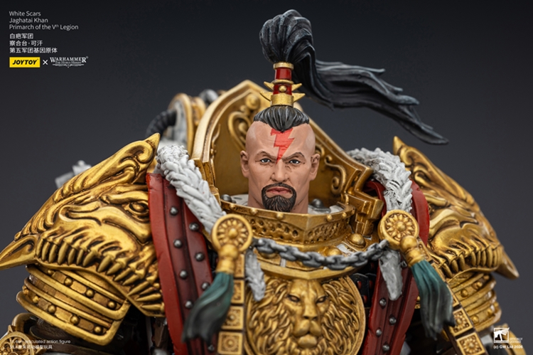 JoyToy JT03363 118 Warhammer The Horus Heresy White Scars Jaghatai Khan Primarch of the Vth Legion JoyToy JT03363 118 Warhammer The Horus Heresy White Scars Jaghatai Khan Primarch of the Vth Legion