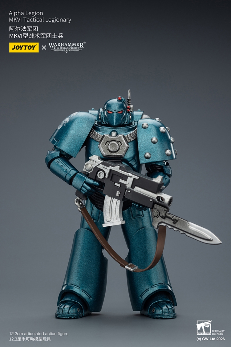 JoyToy JT03011 118 Warhammer The Horus Heresy Alpha Legion MKVI Tactical Legionary JoyToy JT03011 118 Warhammer The Horus Heresy Alpha Legion MKVI Tactical Legionary