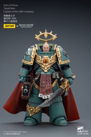 JoyToy JT03554 118 Warhammer The Horus Heresy Sons of HorusTybalt Marr Captain of the 18th Company