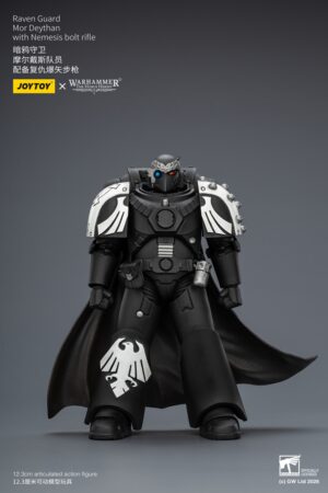 JOYTOY JT03974 118 Warhammer “The Horus Heresy” Raven Guard Mor Deythan With Nemesis Bolt Rifle