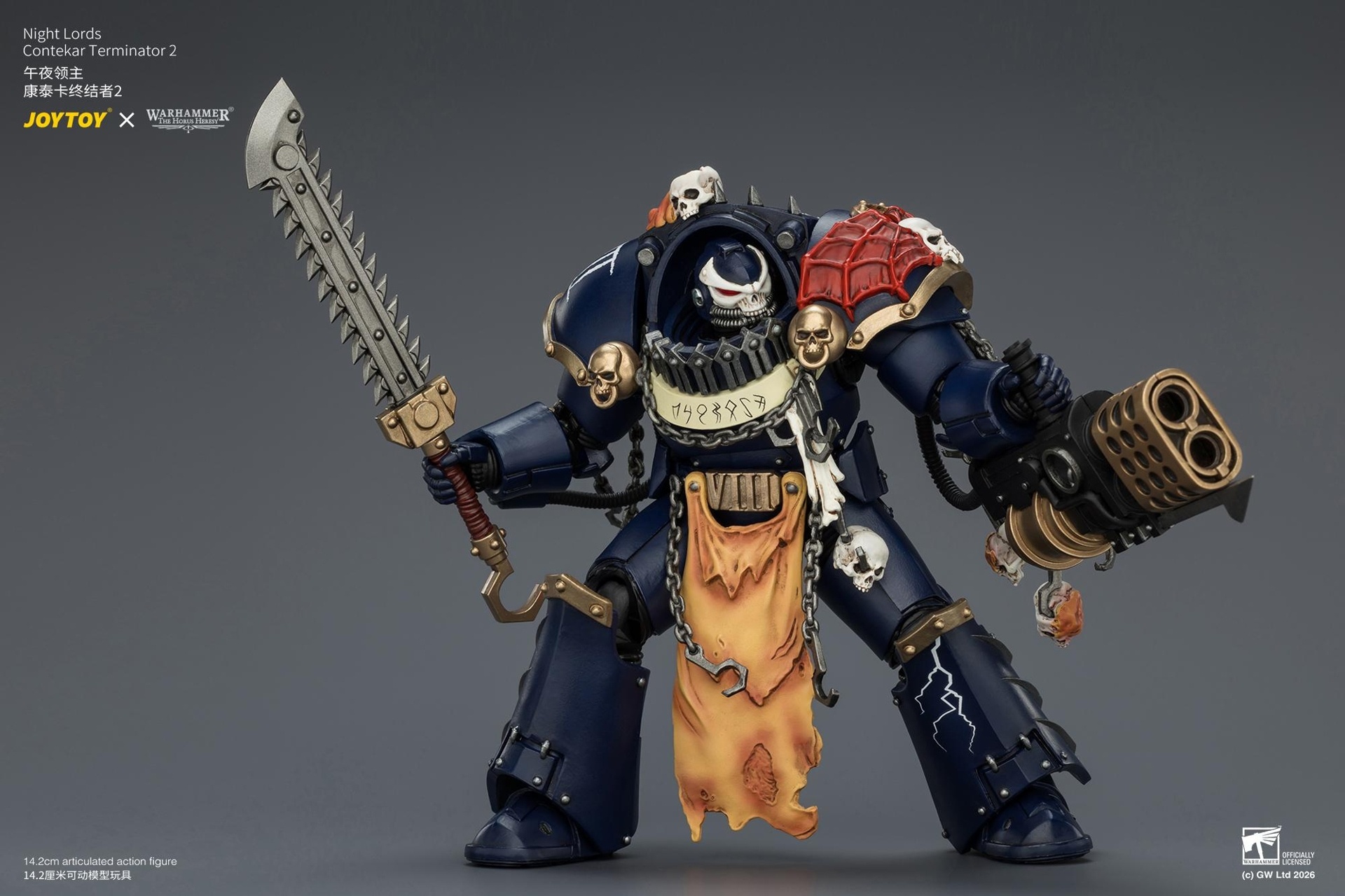 JOYTOY JT04575 118 Warhammer”The Horus Heresy” Night Lords Contekar Terminator 2 JOYTOY JT04575 118 Warhammer”The Horus Heresy” Night Lords Contekar Terminator 2