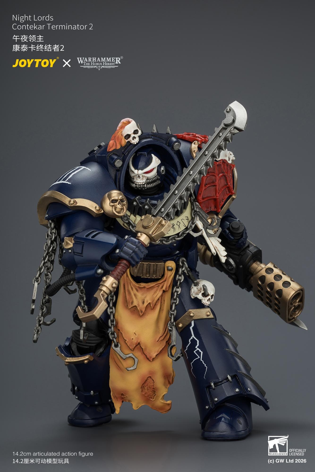 JOYTOY JT04575 118 Warhammer”The Horus Heresy” Night Lords Contekar Terminator 2 JOYTOY JT04575 118 Warhammer”The Horus Heresy” Night Lords Contekar Terminator 2