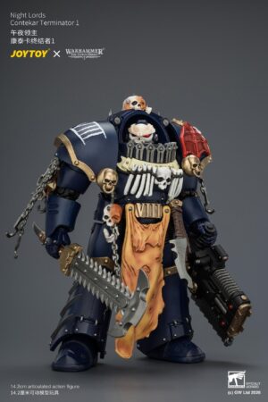 JOYTOY JT04568 118 Warhammer”The Horus Heresy” Night Lords Contekar Terminator 1