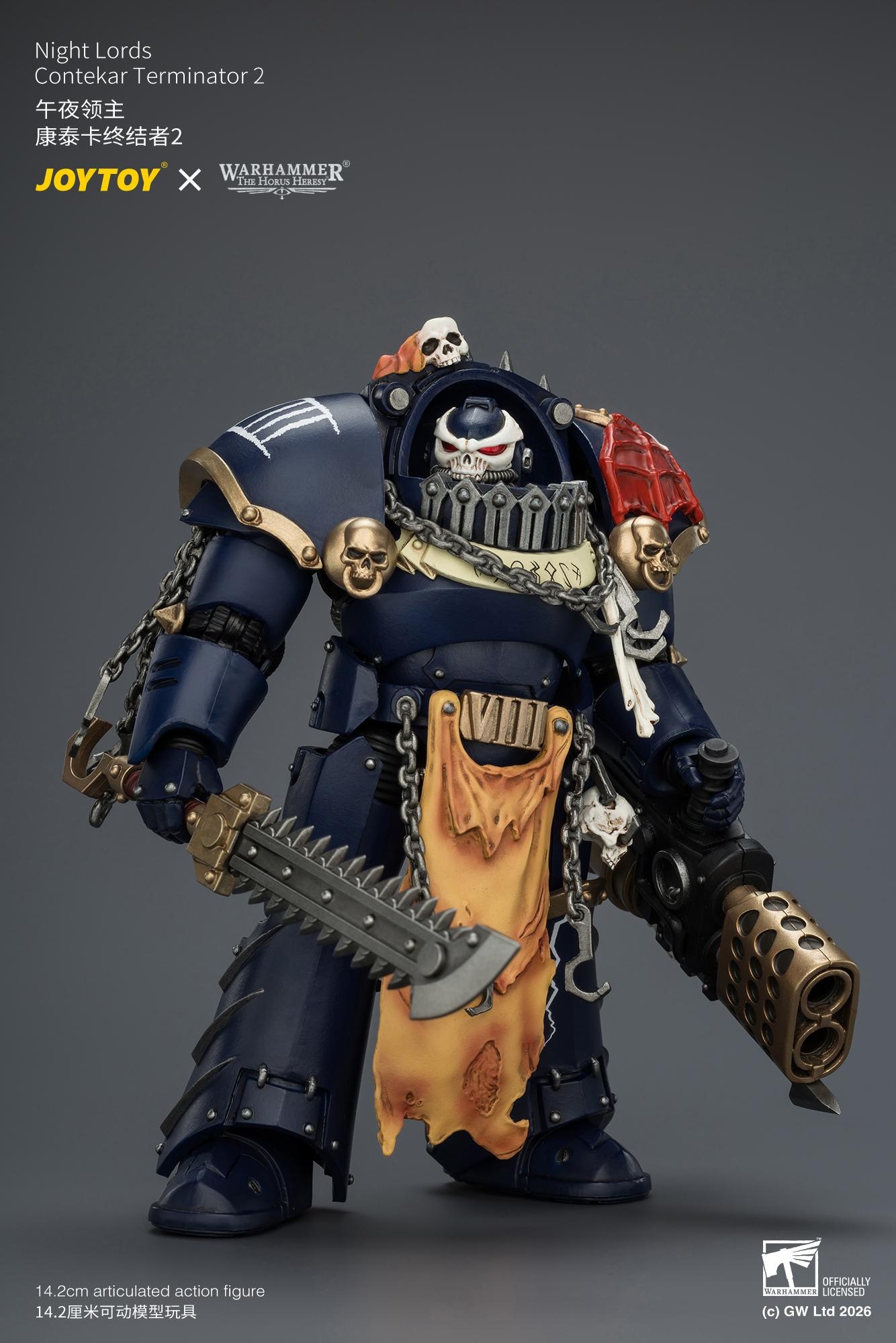 JOYTOY JT04575 118 Warhammer”The Horus Heresy” Night Lords Contekar Terminator 2 JOYTOY JT04575 118 Warhammer”The Horus Heresy” Night Lords Contekar Terminator 2