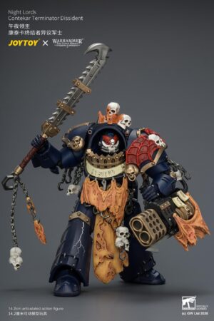 JOYTOY JT04551 118 Warhammer”The Horus Heresy” Night Lords Contekar Terminator Dissident