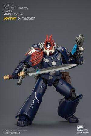 JOYTOY JT04353 118 Warhammer”The Horus Heresy” Night Lords MKVI Tactical Legionary