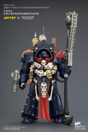 JOYTOY JT04384 118 Warhammer”The Horus Heresy” Night Lords Legion Praetor In Tartaros Terminator Armour