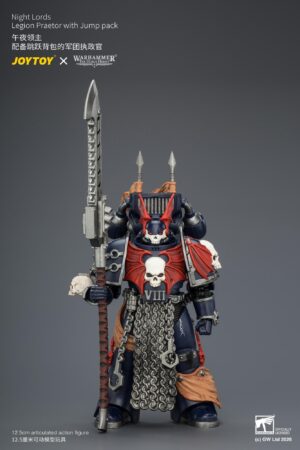 JOYTOY JT04377 118 Warhammer”The Horus Heresy” Night Lords Legion Praetor With Jump Pack