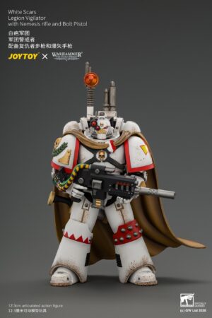 JoyToy JT04926 118 White Scars Legion Vigilator With Nemesis rifle and Bolt Pistol