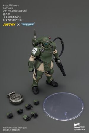 Joytoy JT04988 118 Warhammer 40,000 Astra Militarum Kasrkin 6 with Hot-shot Laspistol